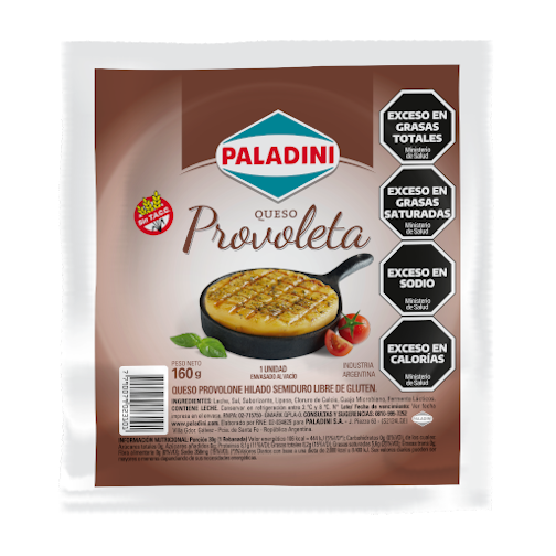 Queso Provolone hilado Libre de Gluten