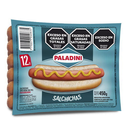 Salchichas Tipo Viena x 12u