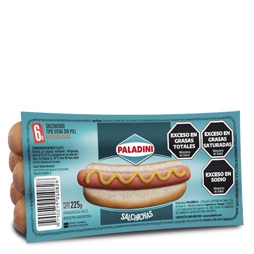 Salchichas Tipo Viena x 6u